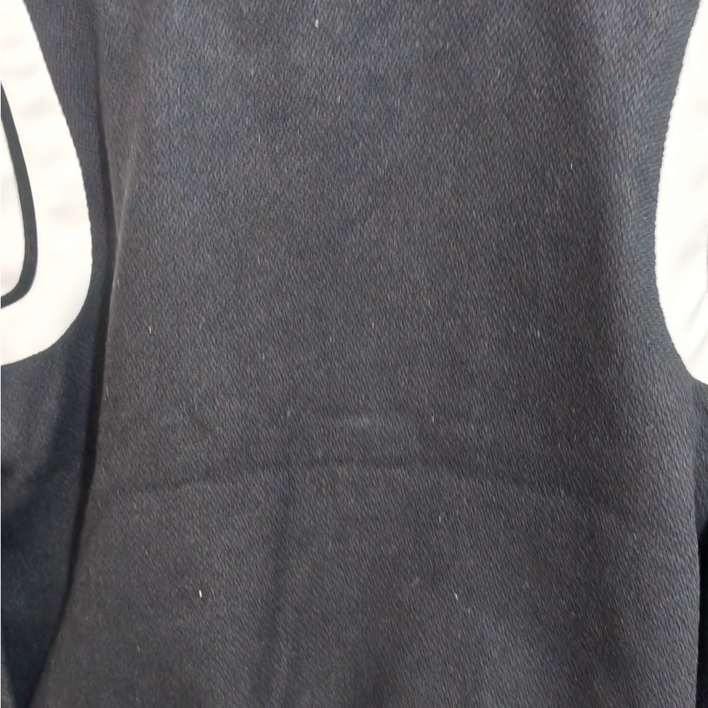 Yves Saint Laurent Black and White Striped Trim Varsity Bomber Jacket - Picture 10 of 13
